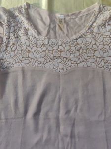 Chic Lace Detail Long Sleeve Top