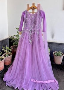 Stunning Lavender Embellished Gown