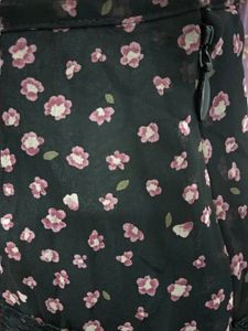 Floral Printed Mini Skirt