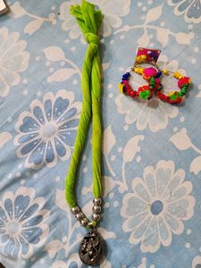 Set Of Nack Lase , Earings