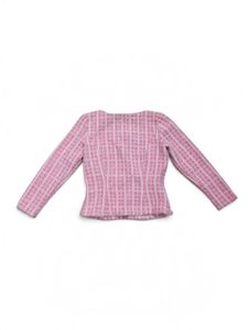 Couture Custom-Made Pink Tweed Top 🎀