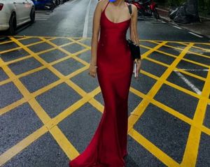 Elegant Red Gown
