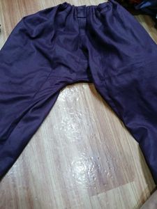 Purple Printed Kurta Set