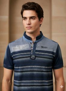 Polo Neck Oddi Printed Tshirt