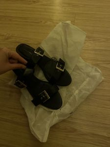 Stylish Buckled Block Heels