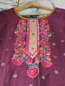 banarasi Embroidered Kurta