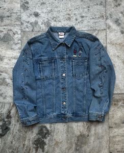 Vintage 90s Disney Embroidered Denim Jacket