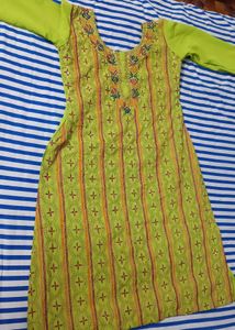 Beautifully Embroidered Kurta hand work