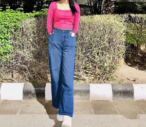 Vibrant Pink Long Sleeve Top