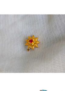 Exquisite Golden Nose Pin