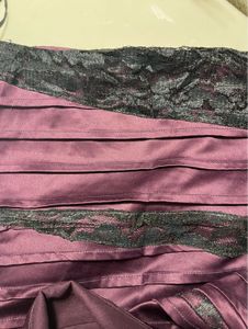 F 21 Purple Party Wear Strapless Dress