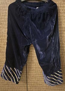 Elegant Blue Velvet Kurta