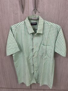 Checked Green Shirt