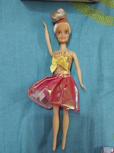 Sparkling Doll with Pink Skirt
