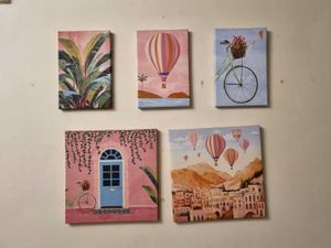 Vibrant Canvas Wall Art Set