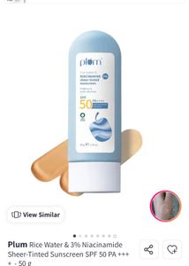 Plum Rice Water Sunscreen SPF 50