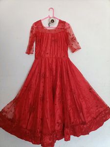 Red Colour Beautiful Gown ❤️