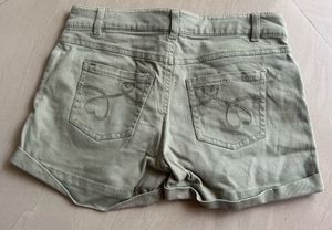 Olive Green Y2K Denim Shorts⭐️