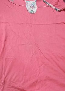 Floral Print Night Wear Tshirt