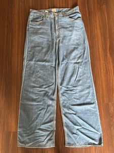 Levis Wide Leg Blue Denim Jeans