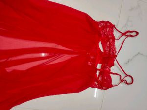Sexy Red Babydoll Lingerie
