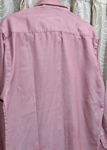 Men's Pink Long Sleeve Dress Shirt