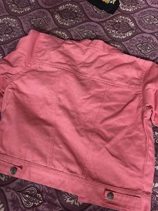 Pink Denim Jacket