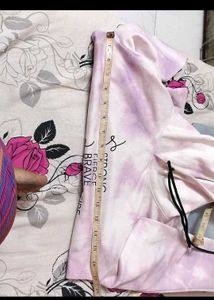 Tie-Dye Hoodie with Graphic Print