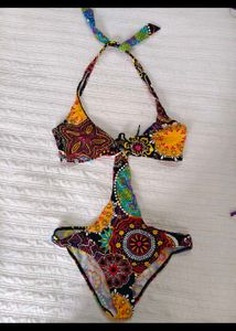 Boho Print Monokini Swimsuit