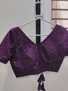 Sparkling Purple Blouse