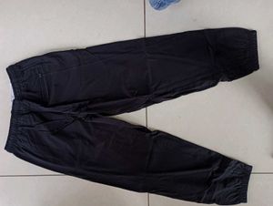 MANIAC Black Jogger Pants