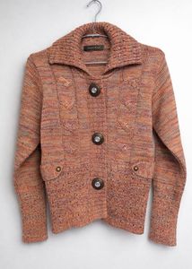 Warm Knit Button-Up Cardigan