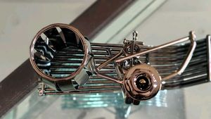 Unique Metal Figurine Decor