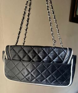 vintage Chanel quilted leather bag