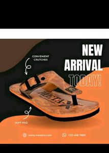 Men's Synthetic Leather Slippers