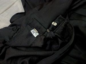 🌸 Shining Black Ruffle Saree 🌸