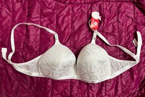 🆕Bodycare Lace Cotton White Bralette