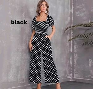Polka Dot Smocked Dress