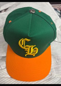 Unique Green & Orange Baseball Cap