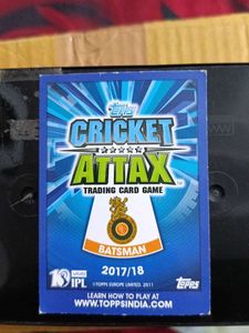 Virat Kohli 2017 10th Anniversary Legend Card