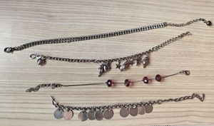 Set of 4 Charm bracelets
