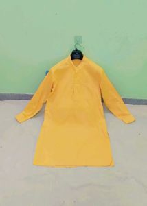 Men's Yellow Kurta PURE COTTON