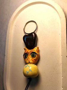 Cute Cat Keychain Charm