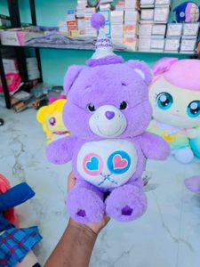 Purple Care Bear Plush Toy