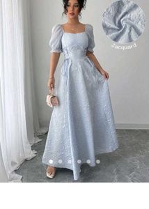Savana lace up a line dress