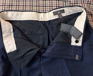 H&amp;M Men's Navy Formal Trousers