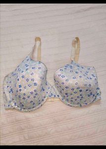 Pretty Floral Push-Up Bra
