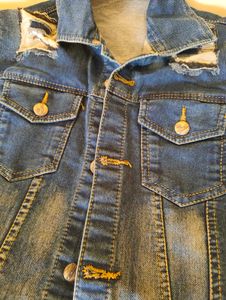 Distressed Denim Jacket