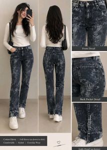 Stylish Acid Wash Jeans for Women