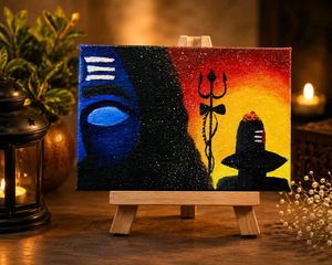 Lord Shiva Canvas Painting